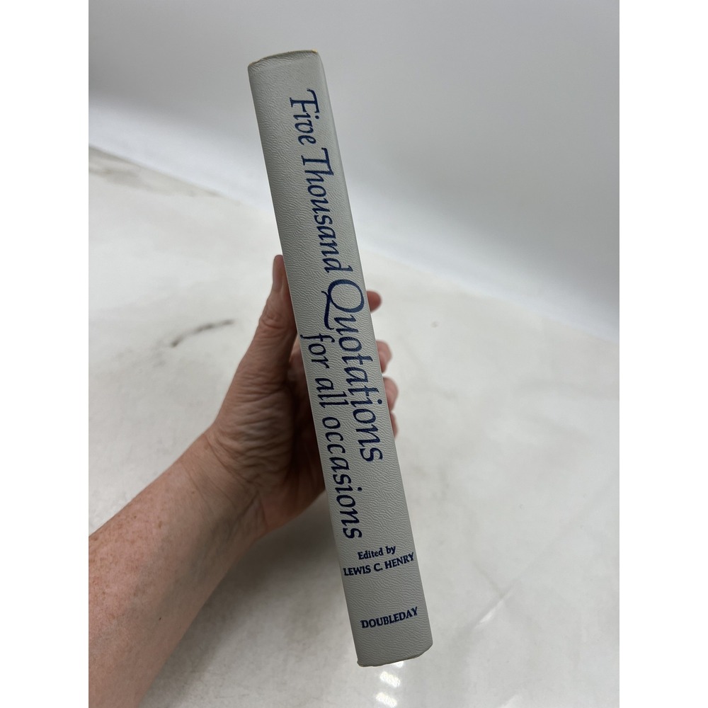 Five Thousand Quotations for all Occasions Hardback Book Lewis C Henry 1945